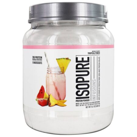 Isopure Infusions Protein Powder Punch Tropical - 14.1 oz. Nature's Best