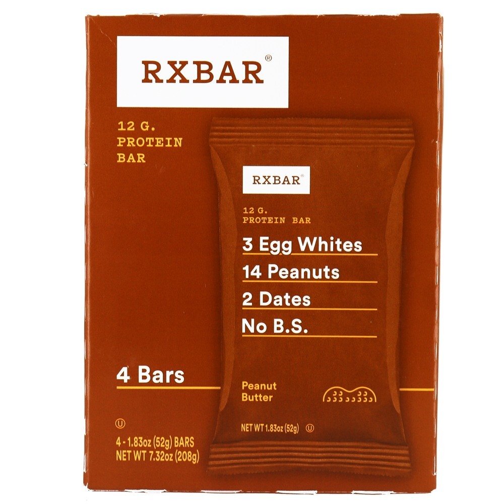 Barras de proteínas Manteiga de amendoim - 4 Barras RXBAR