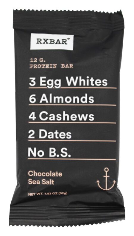 Barras de proteínas Chocolate Mar Sal - 4 Barras RXBAR - Image 3