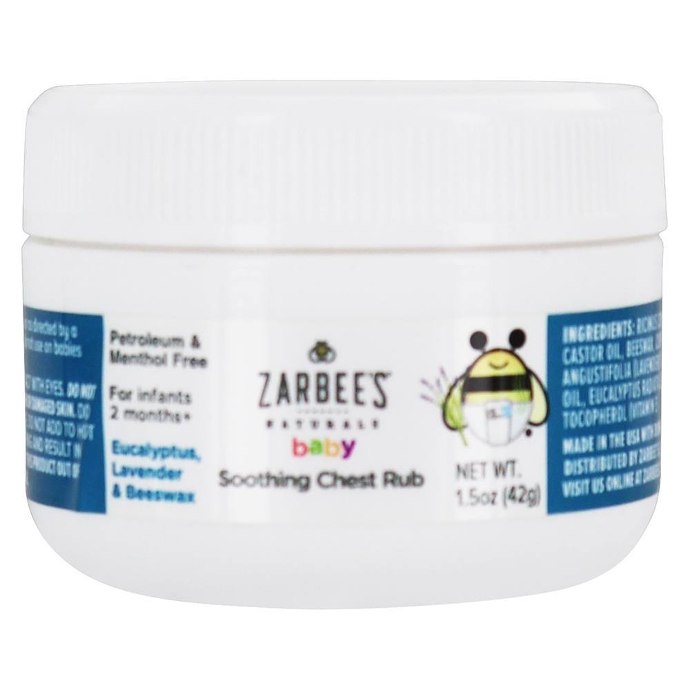 Esfregar suavemente o peito do bebê com eucalipto, lavanda e cera de abelha - 1.5 oz. Zarbee's - Imagem 2