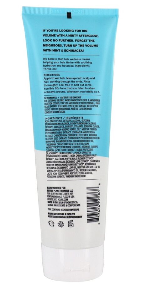 Vivacious Volume Conditioner Mint & Echinacea - 8 fl. oz. ACURE - Image 3