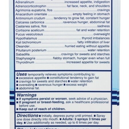 Remédio Homeopático de Controle para Apetite & Peso com o PHAT - 2 fl. oz. King Bio - Imagem 2