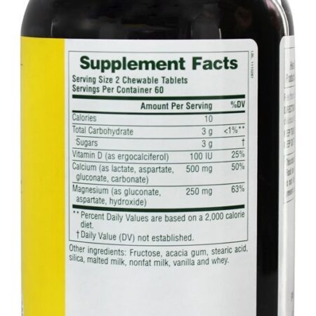 Corações Nutri-Cal Mastigáveis - 120 Tablets Natures Plus - Imagem 2
