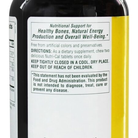 Corações Nutri-Cal Mastigáveis - 120 Tablets Natures Plus - Imagem 3