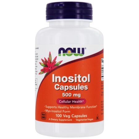 Inositol 500 mg. - 100 Cápsula (s) vegetal (s) NOW Foods