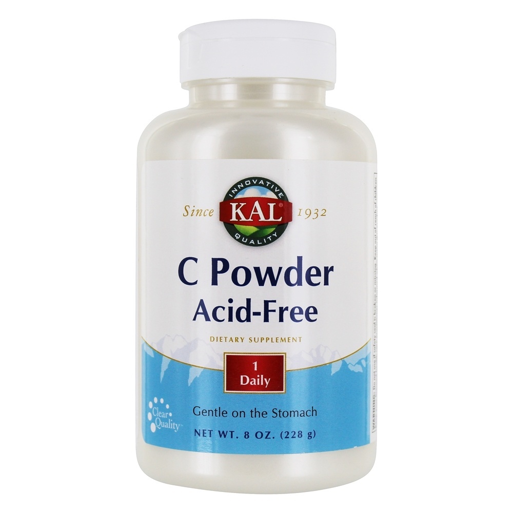 Pó de vitamina C sem ácido - 8 oz. Kal