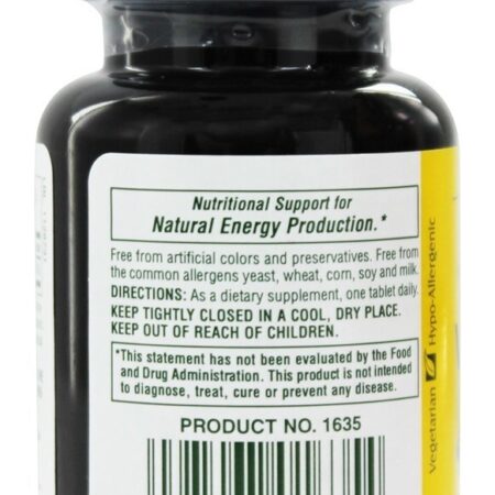 Liberação sustentada de vitamina B2 250 mg. - 60 Tablets Natures Plus - Imagem 3