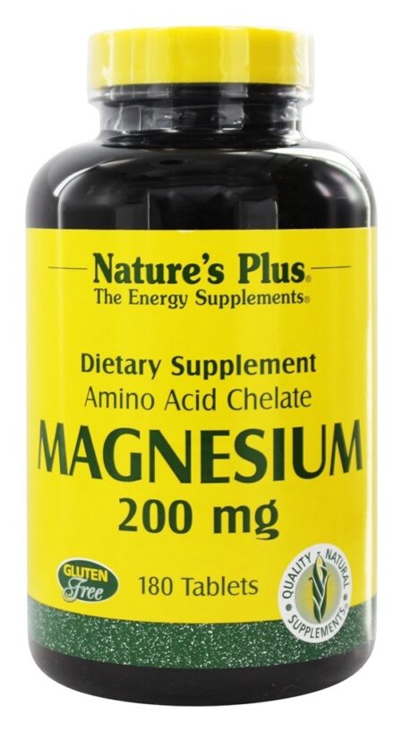 Magnésio 200 mg. - 180 Tablets Natures Plus