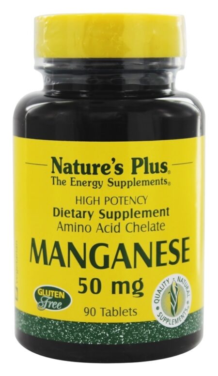 Manganês 50 mg. - 90 Tablets Natures Plus