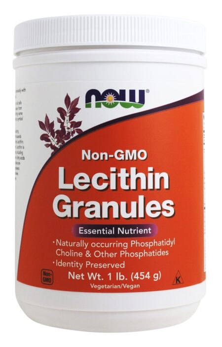 Lecitina Granulada Não Transgênica - 1 lb. NOW Foods