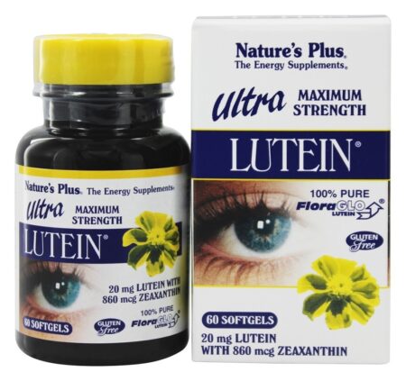 Ultra Lutein 20 mg. - 60 Softgels Natures Plus