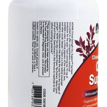 Suporte Ocu Clínico - Cápsulas 90 (anteriormente Suporte Clínico Ocular) NOW Foods - Imagem 3