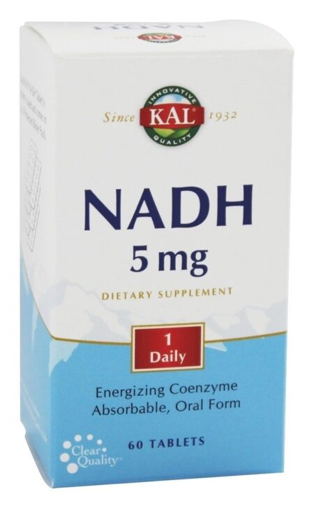 NADH Energizing Coenzima 5 mg. - 60 Tablets Kal