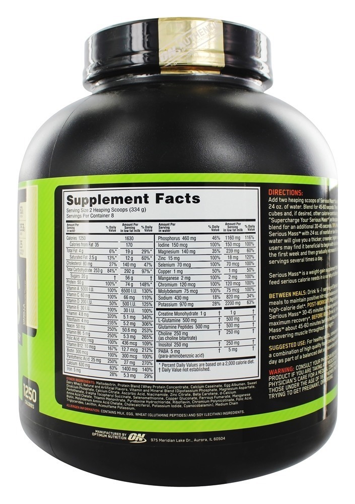 Baunilha De Massa Séria - 6 lbs. Optimum Nutrition - Imagem 2