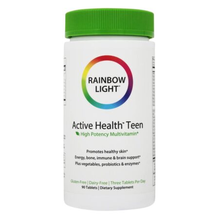 Multivitamínico Saúde Ativa Para Adolescentes - 90 Tablets Rainbow Light