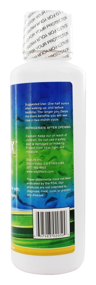 Desintoxicação com líquido MSM com oxigênio - 16 fl. oz. OxyLife Products - Imagem 2