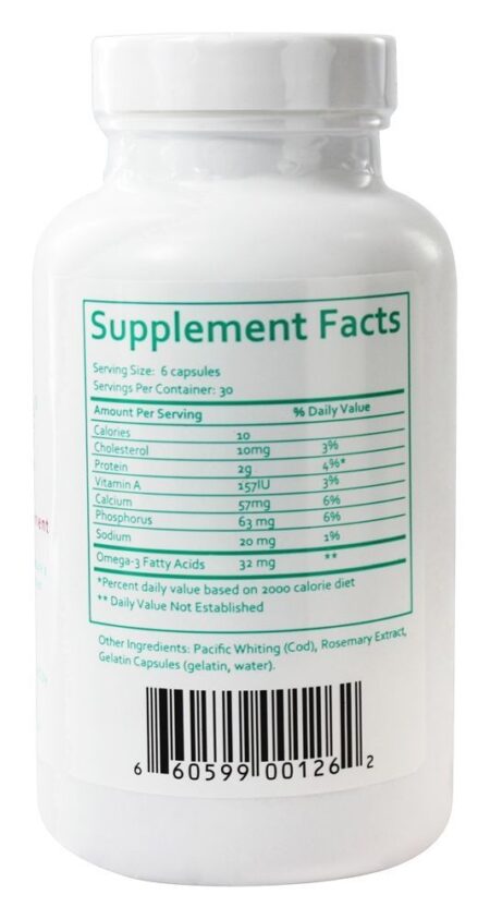 Peixe Branco Hidrolisado Seacure 500 mg. - Cápsulas 180 Proper Nutrition - Image 2