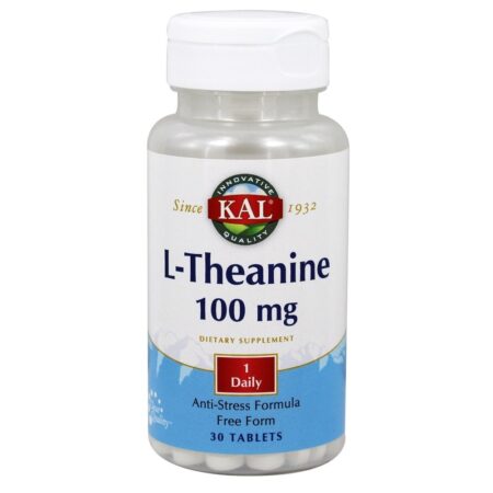 L-Teanina 100 mg. - 30 Tablets Kal