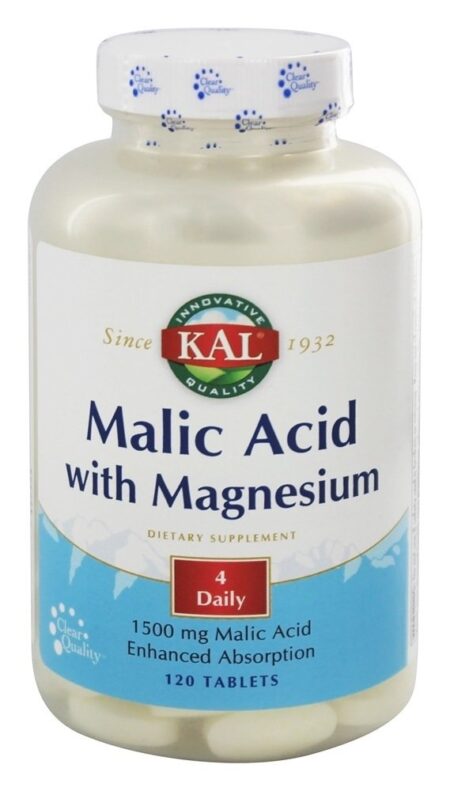 Ácido Málico com Magnésio - 120 Tablets Kal