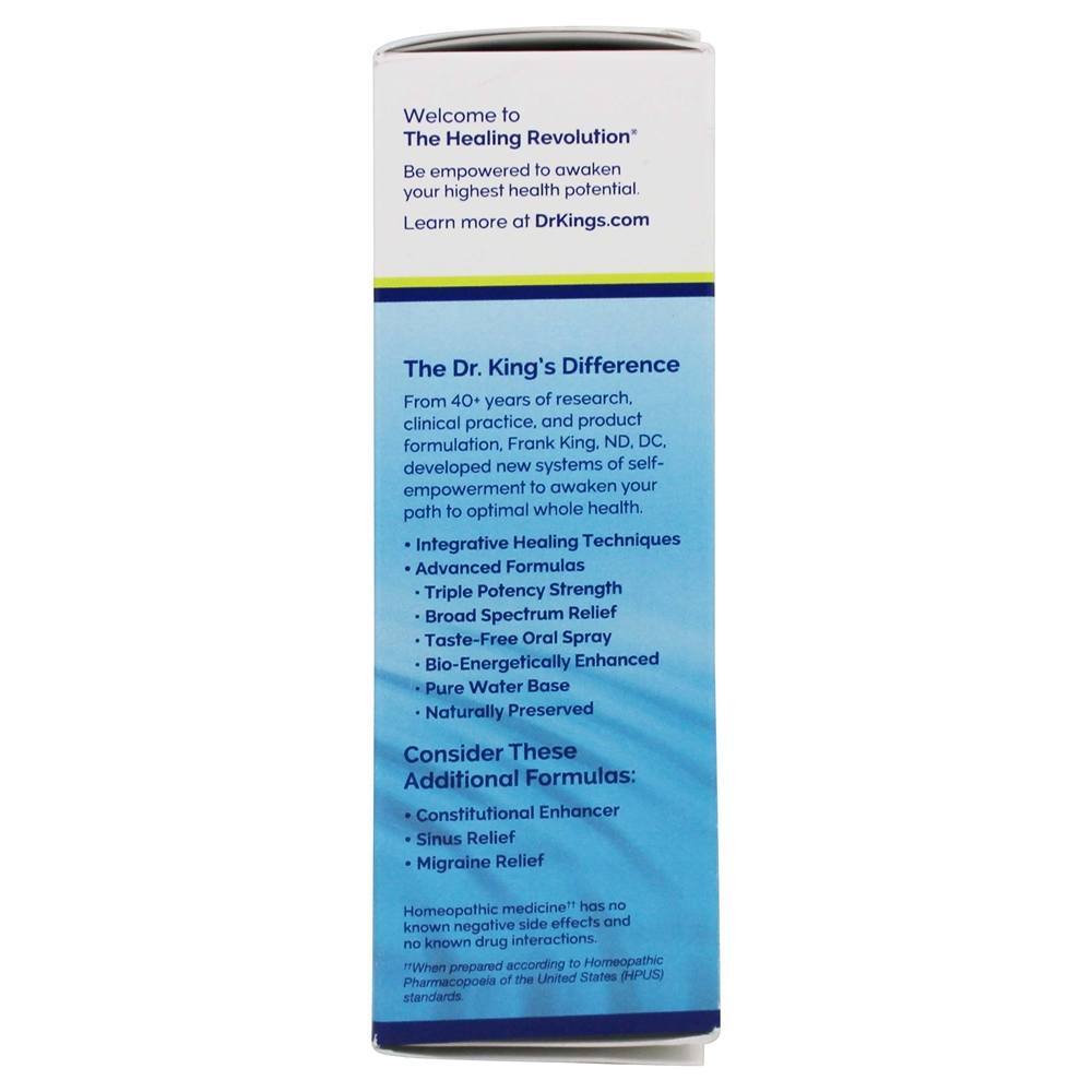 Alívio de dor de cabeça de medicina natural homeopática - 2 fl. oz. King Bio - Imagem 3