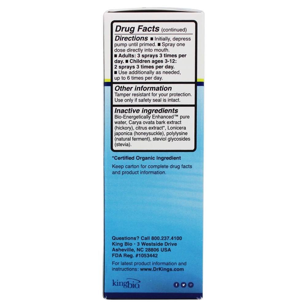 Alívio de dor de cabeça de medicina natural homeopática - 2 fl. oz. King Bio - Imagem 5