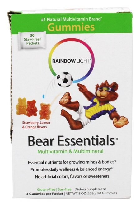 Gomoso Suportar Fundamentos Multivitamina & Multimineral - 30 Pacotes (s) Rainbow Light