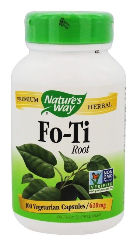 Raiz de Fo-Ti 610 mg. - Cápsulas vegetarianas 100 Nature's Way