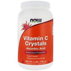 Cristais de Vitamina C - 3 lbs. NOW Foods