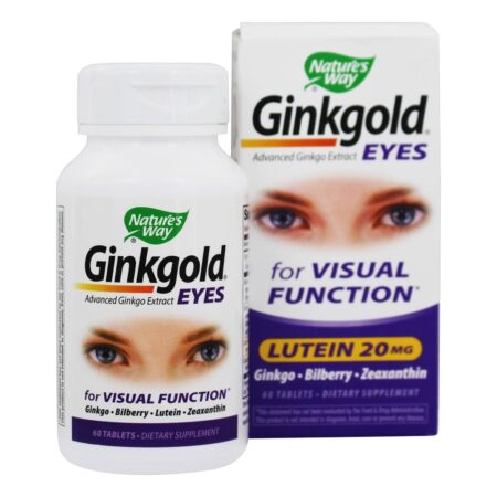 Olhos de Ginkgold - 60 Tablets Nature's Way