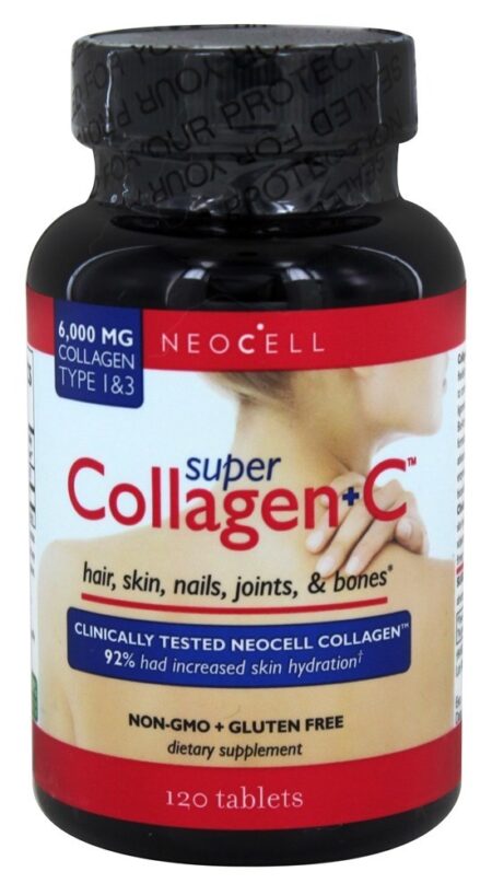 Super Collagen +C Comprimidos de 6000 mg. - 120 Tablets NeoCell