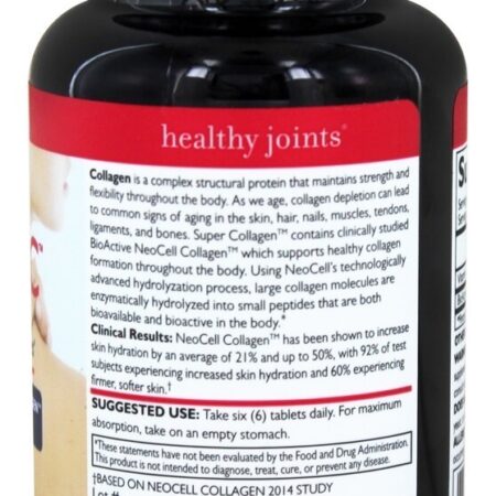 Super Collagen +C Comprimidos de 6000 mg. - 120 Tablets NeoCell - Imagem 3