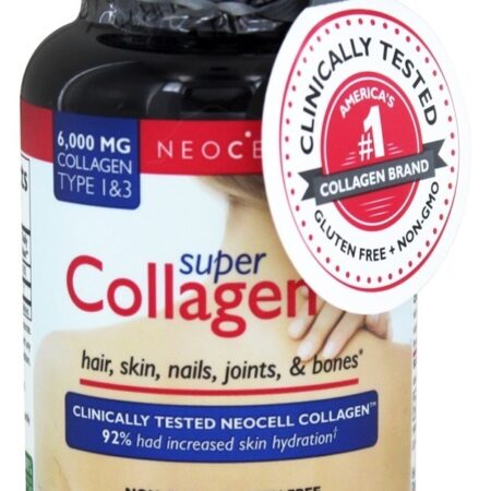 Super Collagen +C Comprimidos de 6000 mg. - 120 Tablets NeoCell - Imagem 4