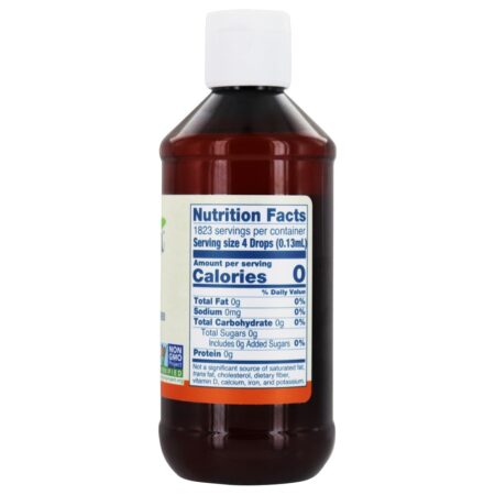 Adoçante Líquido BetterStevia Original - 8 fl. oz. NOW Foods - Image 2