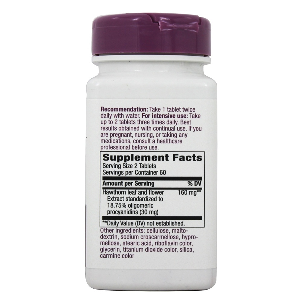 Extrato do HeartCare Hawthorn 160 mg . - 120 Tablets Nature's Way - Imagem 2
