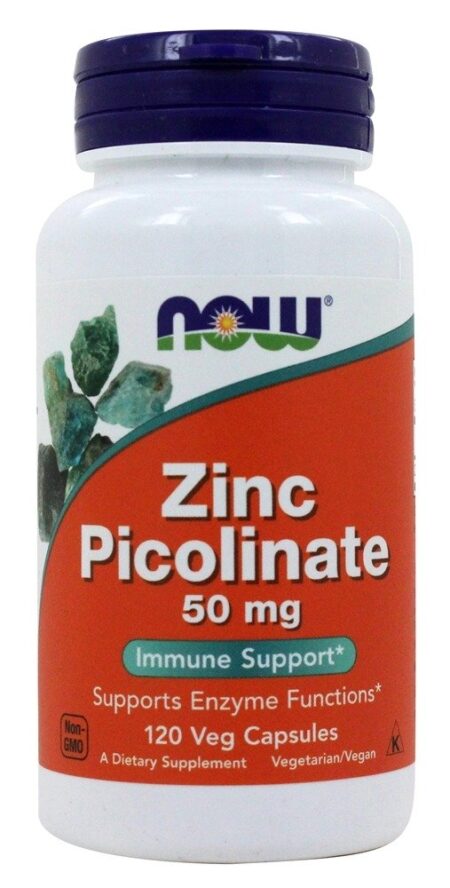 Picolinato de Zinco 50 mg. - Cápsulas 120 NOW Foods