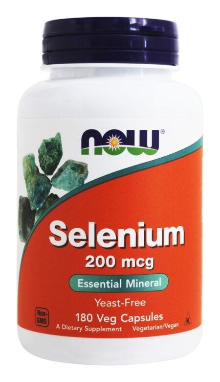 Selênio 200 mcg. - Cápsulas vegetarianas 180 NOW Foods