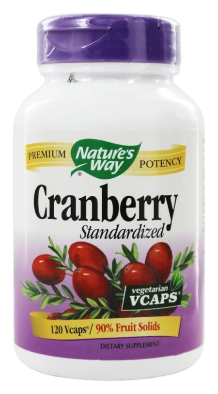 Extrato padronizado de cranberry - Cápsulas vegetarianas 120 Nature's Way