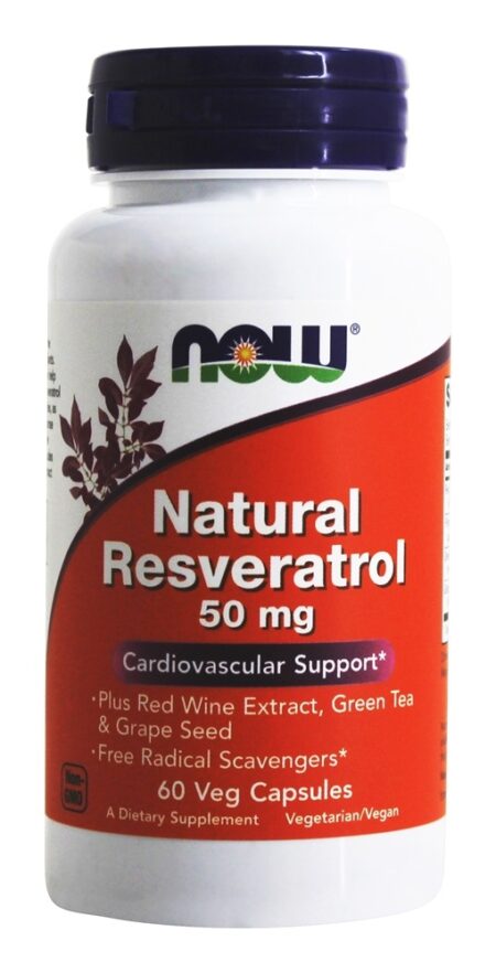 Resveratrol natural 50 mg . - 60 Cápsula (s) vegetal (s) NOW Foods