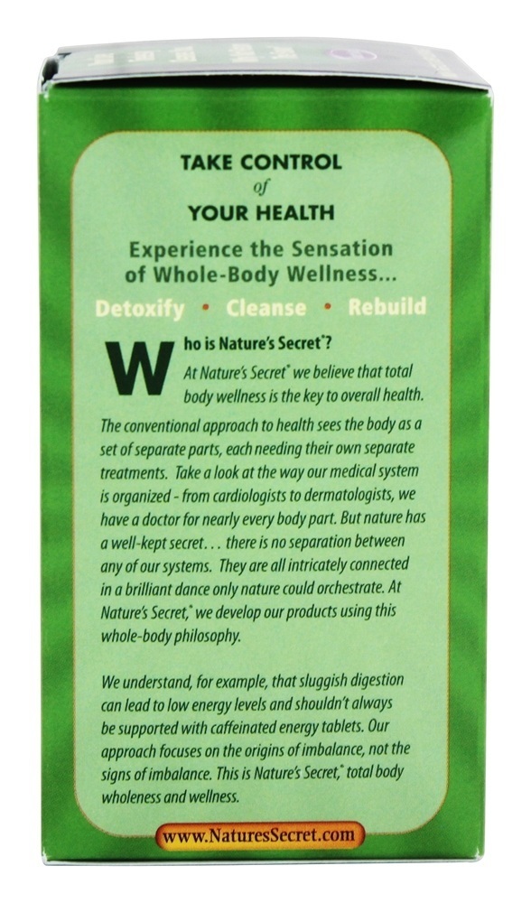 Leite Cardo Fígado Limpar - 60 Tablets Nature's Secret - Imagem 4