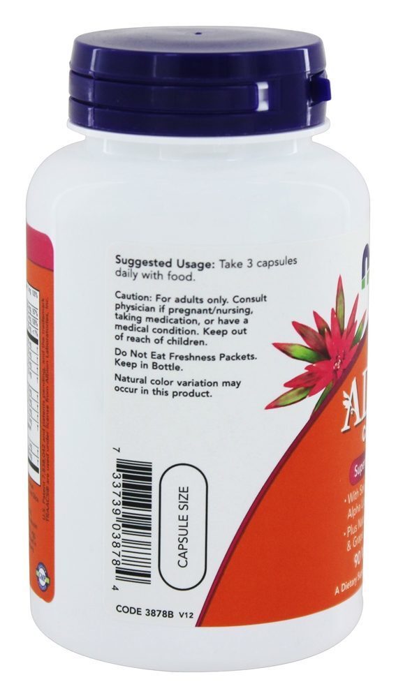 ADAM Multivitamínico Para Homens - 90 Cápsula (s) vegetal (s) NOW Foods - Imagem 3