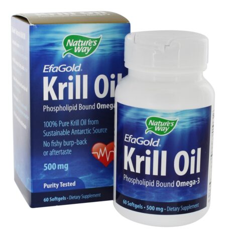 Óleo de Krill 500 mg. - 60 Softgels Nature's Way