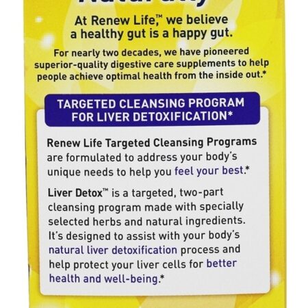 Fígado Detox Conjunto 30-Dia Programa – Cápsulas 120 Renew Life — foto 3