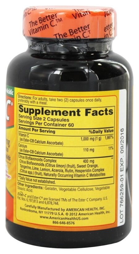 Éster C com Bioflavonóides Cítricos 500 mg. - Cápsulas 120 American Health - Image 2