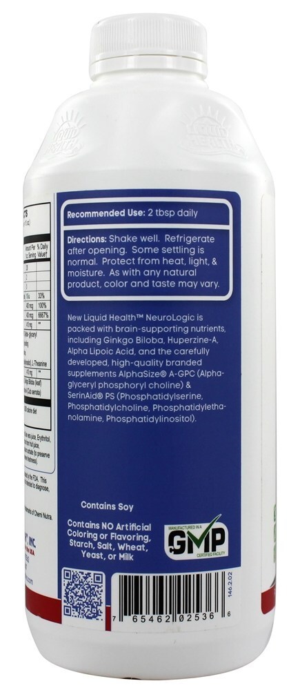 Neurológica Cérebro Saúde Completar Romã Baga - 32 fl. oz. Liquid Health - Imagem 3