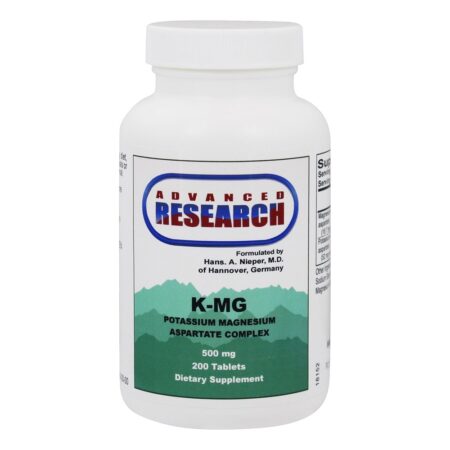 K-MG Complexo Aspartato de Magnésio e Potássio - 200 Tablets Advanced Research