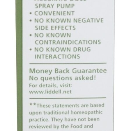 Energia Vital do Cérebro com Spray Oral Homeopático Ginkgo - 1 fl. oz. Liddell Laboratories - Imagem 3