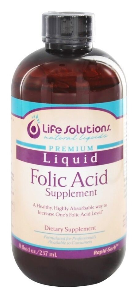 Ácido Fólico Líquido - 8 fl. oz. Life Solutions