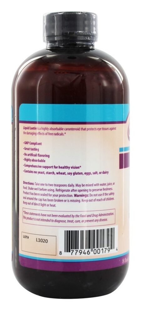 Luteína Liquida Para a Saúde Ocular - 8 fl. oz. Life Solutions - Image 3