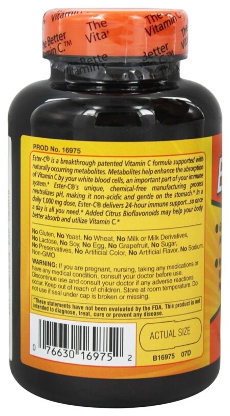 Éster C com Bioflavonóides Cítricos 1000 Mg. - Cápsulas 90 American Health - Image 3