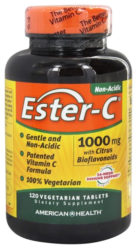 Éster C com Bioflavonóides Cítricos 1000 mg. - 120 Comprimidos vegetarianos American Health